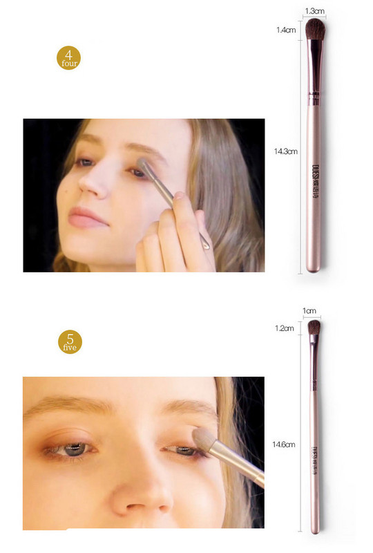 Комплект четки за грим 10броя 