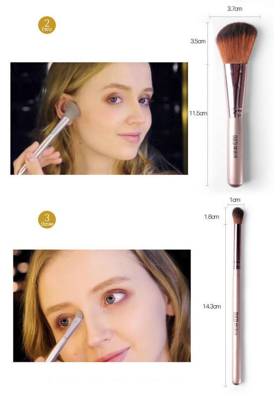 Комплект четки за грим 10броя 