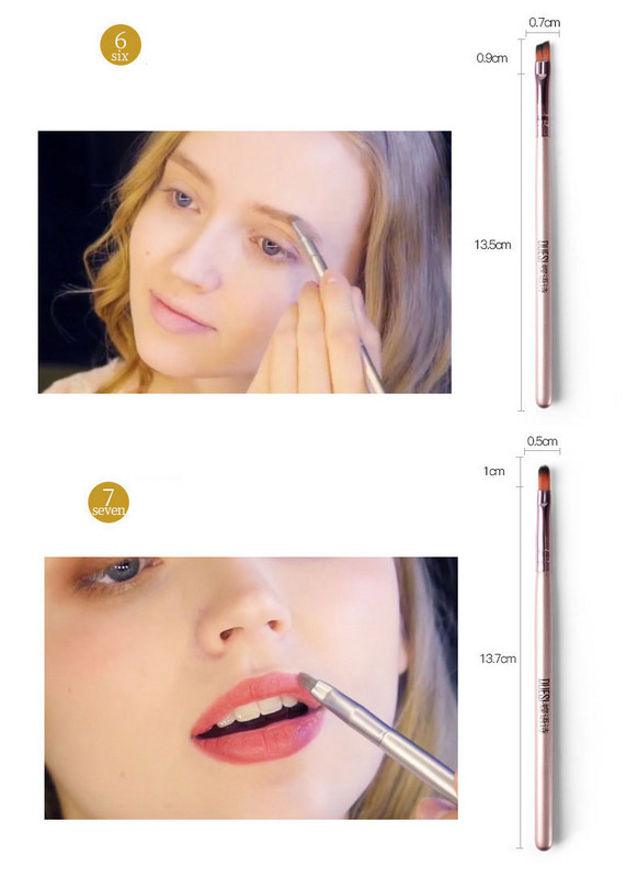 Комплект четки за грим 10броя 