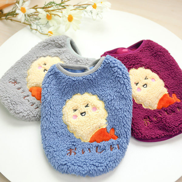 Зимна дреха с бродерия-за кучета