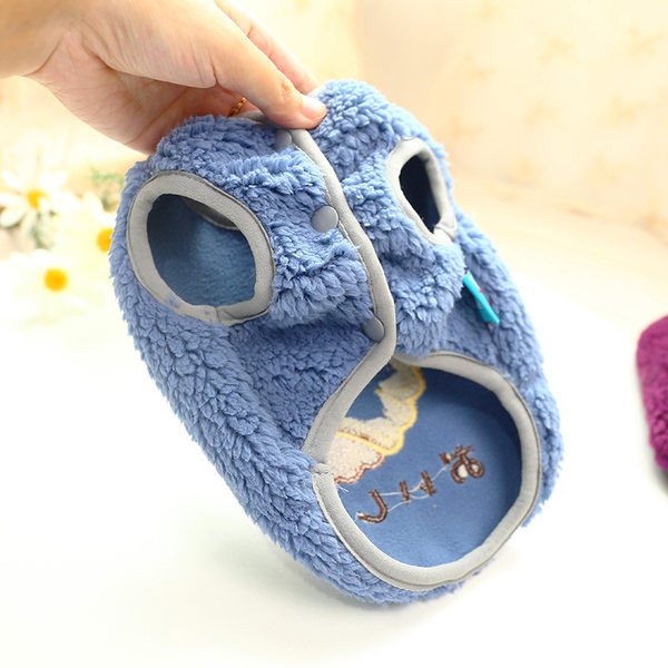 Зимна дреха с бродерия-за кучета