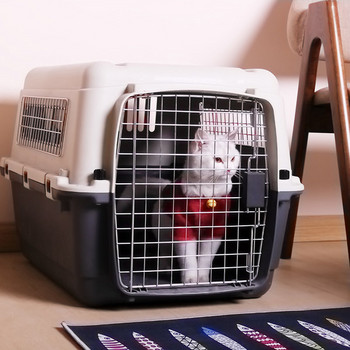 Клетка за пътуване за котки и кучета 