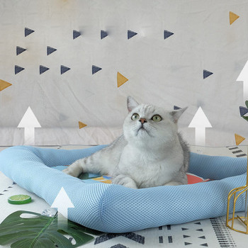 Κρεβάτι για γάτες με απλικέ χρώμα