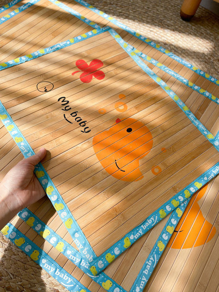 Бамбукова постелка подходяща за домашни любимци 