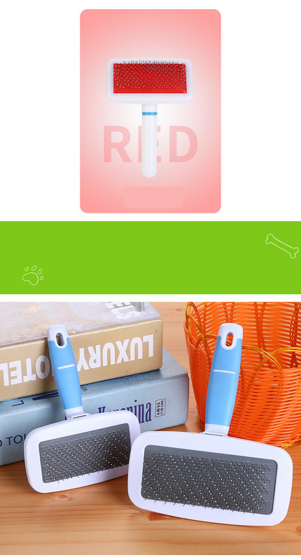 Kamm koertele roosa ja sinine