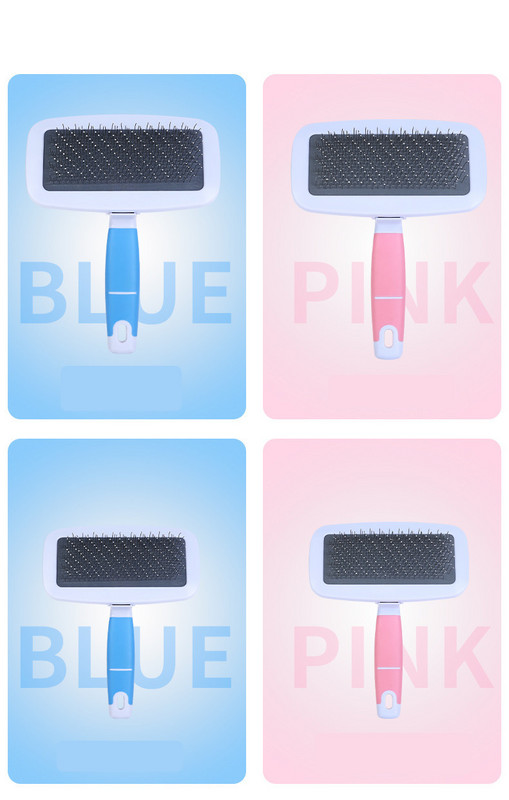 Kamm koertele roosa ja sinine