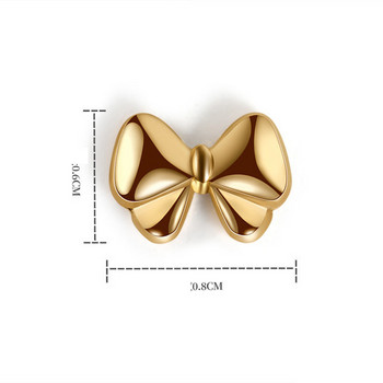 Διακόσμηση νυχιών - 3D κορδέλες σε χρυσό χρώμα
