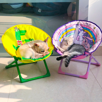 Πτυσσόμενη καρέκλα με απλικέ κατάλληλο για σκύλους και γάτες