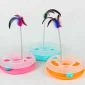 Παιχνίδι με μπάλα και φτερό κατάλληλο για γάτες