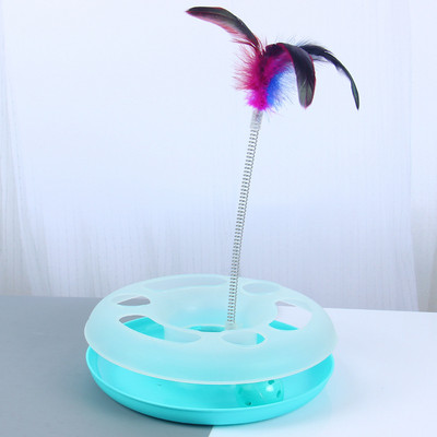 Παιχνίδι με μπάλα και φτερό κατάλληλο για γάτες