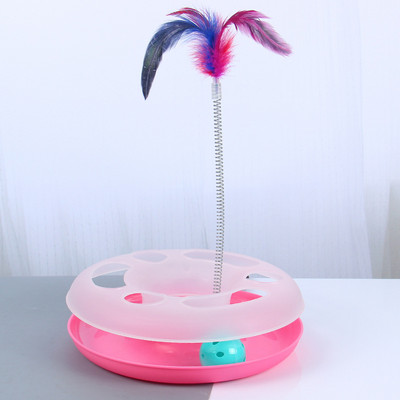 Παιχνίδι με μπάλα και φτερό κατάλληλο για γάτες