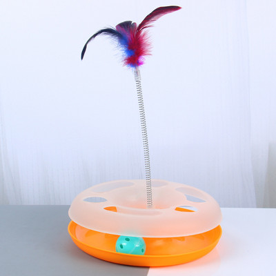 Παιχνίδι με μπάλα και φτερό κατάλληλο για γάτες