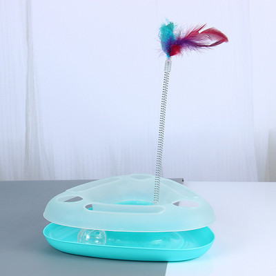 Παιχνίδι με μπάλα και φτερό κατάλληλο για γάτες