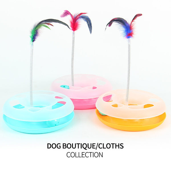 Παιχνίδι με μπάλα και φτερό κατάλληλο για γάτες