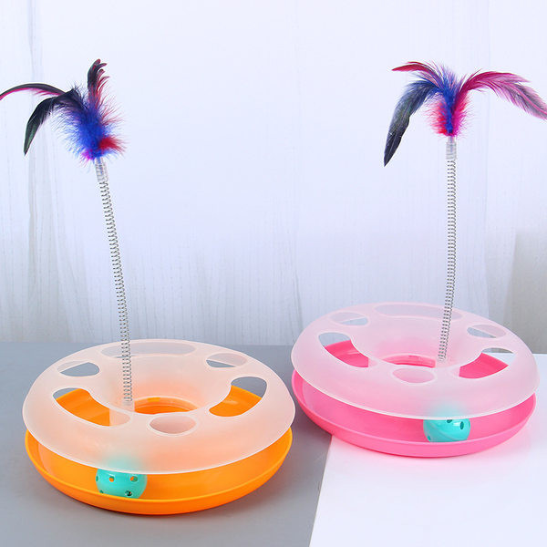 Παιχνίδι με μπάλα και φτερό κατάλληλο για γάτες