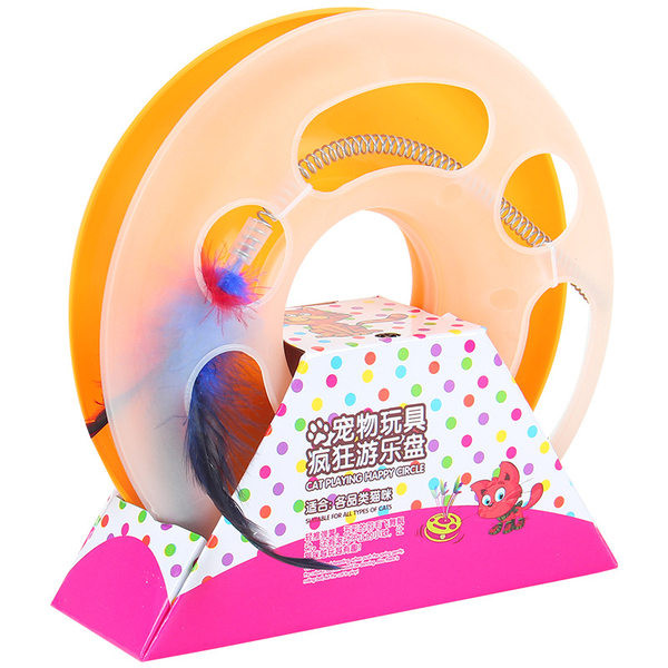 Παιχνίδι με μπάλα και φτερό κατάλληλο για γάτες