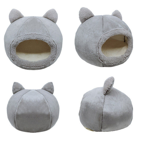 Μαλακό κρεβάτι με τρισδιάστατο στοιχείο για γάτες