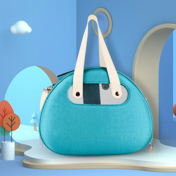 Trijų spalvų nešiojamas kvėpuojantis katės krepšys