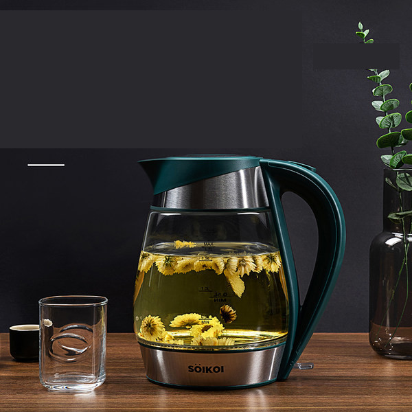 Γυάλινος βραστήρας με αυτόματο κλείσιμο