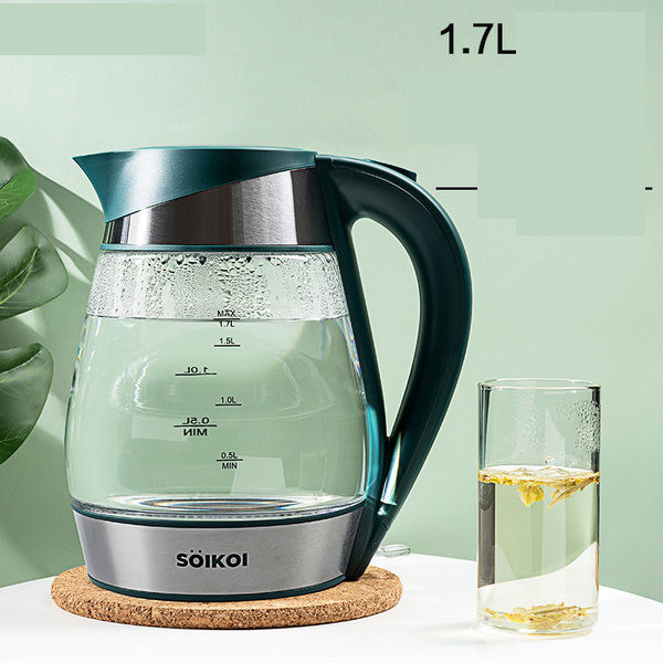 Γυάλινος βραστήρας με αυτόματο κλείσιμο