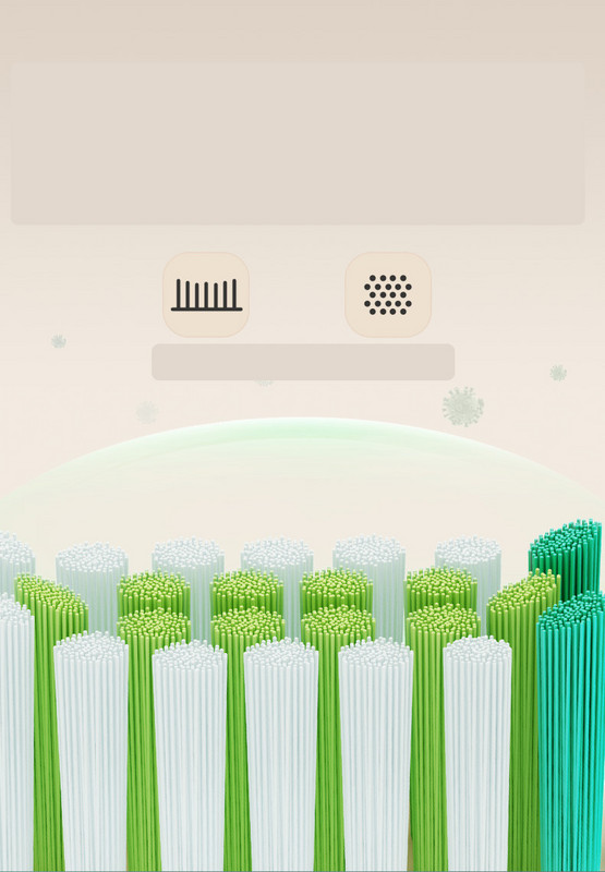 Elektrinis šepetys su 8 keičiamomis galvutėmis