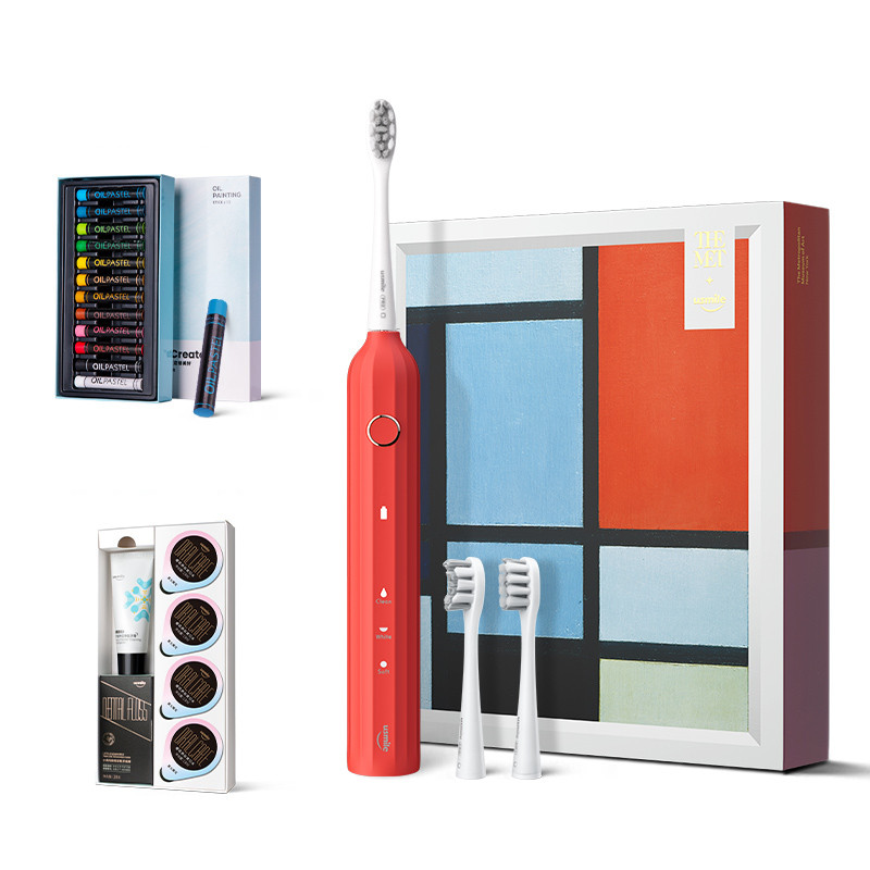 Elektriskā skaņas birste komplektā ar 2 uzgaļiem