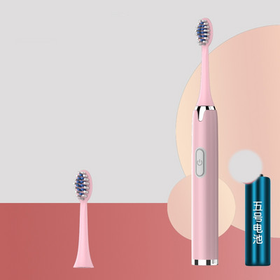 Elektriskā zobu birste ar mīkstiem sariem un papildu uzgali