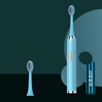 Elektriskā zobu birste ar mīkstiem sariem un papildu uzgali