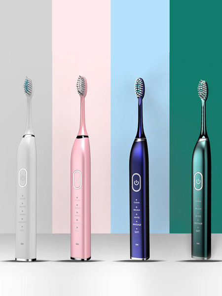 Electric toothbrush in four colors