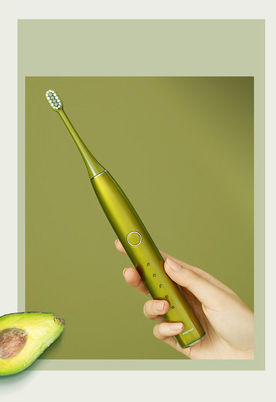 Ηλεκτρική οδοντόβουρτσα τρία χρώματα