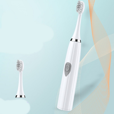 Trijų spalvų elektrinis dantų šepetėlis su papildomu antgaliu