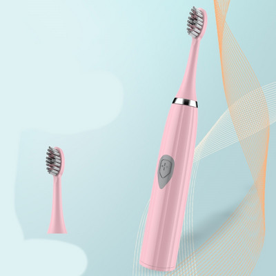 Trijų spalvų elektrinis dantų šepetėlis su papildomu antgaliu