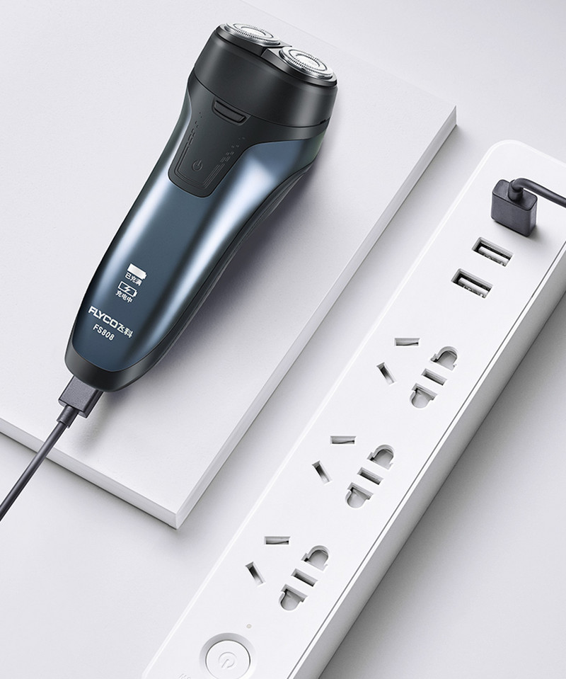 Elektriskais skuveklis ar divām galviņām piemērots visa ķermeņa un bārdas veidošanai