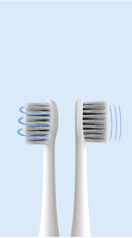 Elektriskā zobu birste ar 4 maināmiem uzgaļiem