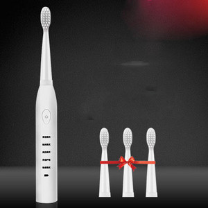 Elektrinis dviejų spalvų dantų šepetėlis su keturiomis galvutėmis