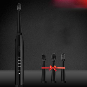 Elektrinis dviejų spalvų dantų šepetėlis su keturiomis galvutėmis