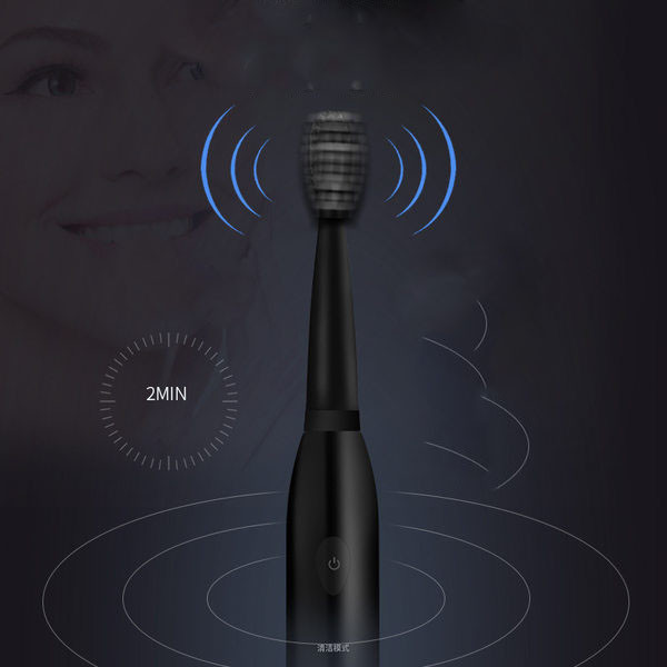 Elektrinis dviejų spalvų dantų šepetėlis su keturiomis galvutėmis