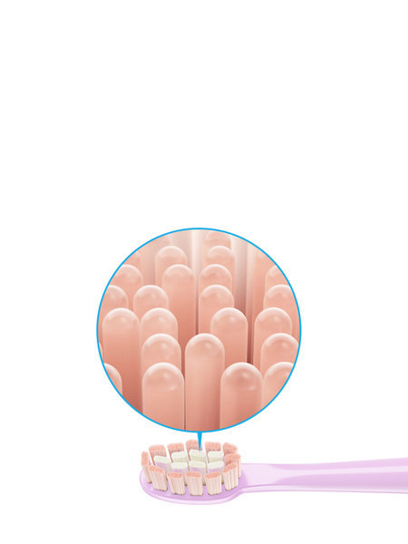 Elektriskā zobu birste ar mīkstiem sariem