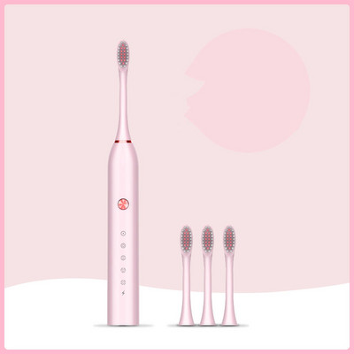 Elektrinis dantų šepetėlis su 4 galvutėmis