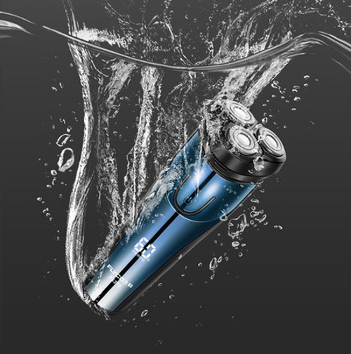 Ηλεκτρικό ξυράφι με τρεις κεφαλές - αδιάβροχο