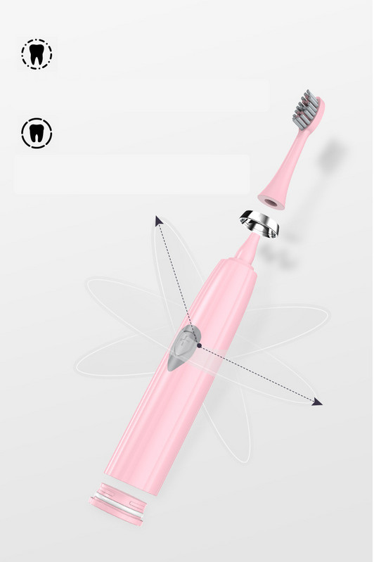 Elektrinis dantų šepetėlis kelių spalvų