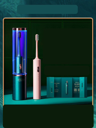 Električna četka sa kutijom u dvije boje