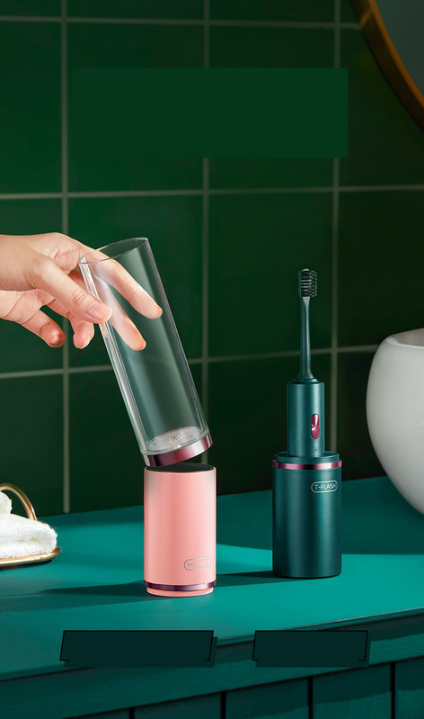 Električna četka sa kutijom u dvije boje