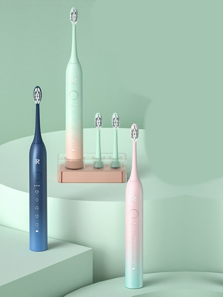 Elektrinis dantų šepetėlis minkštais šereliais