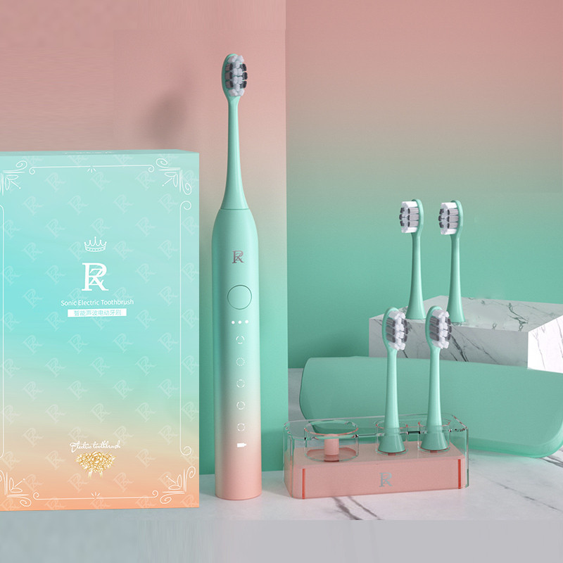 Elektrinis dantų šepetėlis minkštais šereliais