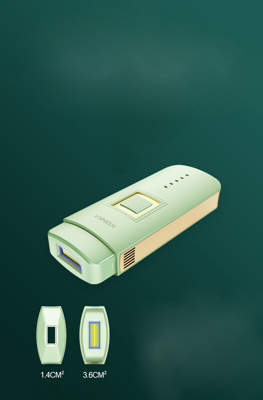 Aparāts lāzerepilācijai divās krāsās