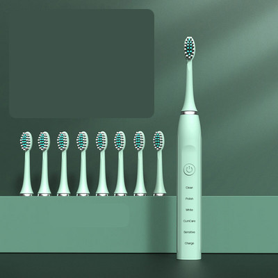 Elektrinis šepetys su 8 antgaliais