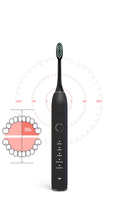 Elektrinis šepetys su 8 antgaliais