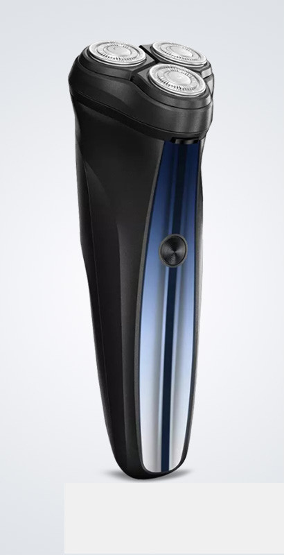 Elektrinis skustuvas su trimis galvutėmis