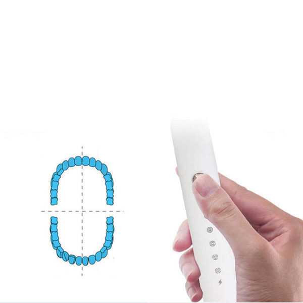 Elektrinis dantų šepetėlis dviejų spalvų